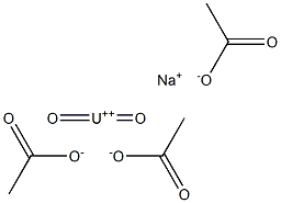 乙酸氧鈾鈉 结构式