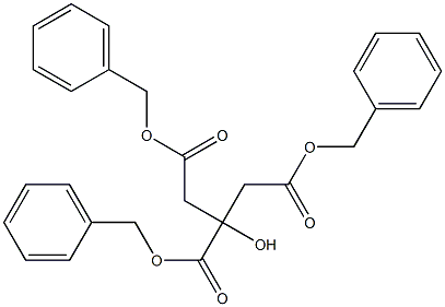 檸檬酸[三]苄酯 结构式