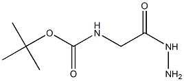 BOC-甘氨酸酰肼 结构式