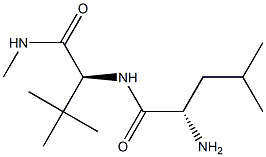 L-LEUCYL-L-TERT-LEUCINE-N-METHYLAMIDE 结构式