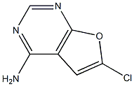6-chlorofuro[2,3-d]pyrimidin-4-amine 结构式