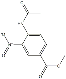 4-ACETAMIDO-3-NITROBENZOIC ACID METHYL ESTER 结构式