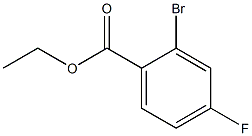 2-BROMO-4-FLUOROBENZOIC ACID ETHYL ESTER 结构式