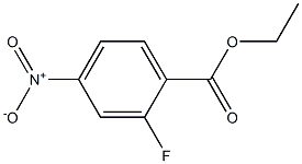 2-FLUORO-4-NITROBENZOIC ACID ETHYL ESTER 结构式