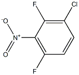 3-氯-2,6-二氟硝基苯 结构式