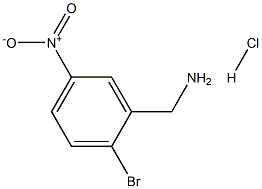 2-BROMO-5-NITROBENZYLAMINE Hydrochloride 结构式