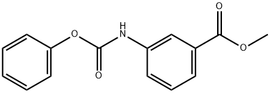 METHYL 3-[(PHENOXYCARBONYL)AMINO]BENZOATE 结构式