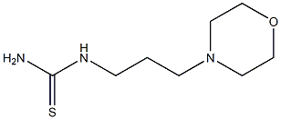 N-(3-MORPHOLIN-4-YLPROPYL)THIOUREA 结构式