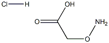 (AMINOOXY)ACETIC ACID HYDROCHLORIDE 97% (HPLC) 结构式