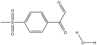 4-METHANESULFONYLPHENYLGLYOXAL HYDRATE, 95+% 结构式