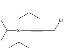 3-BROMO-1-(TRIISOPROPYLMETHYLSILYL)-1-PROPYNE 97% 结构式