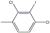 2,4-DICHLORO-3-IODOTOLUENE 99% 结构式