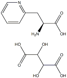 (+)-3-(2-PYRIDYL)-ALANINE-L-(+)-TARTARIC ACID 结构式