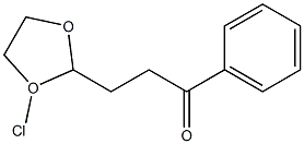 3''-CHLORO-3-(1,3-DIOXOLAN-2-YL)PROPIOPHENONE 96% 结构式