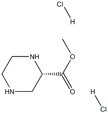 (S)-PIPERAZINE-2-CARBOXYLIC ACID METHYL ESTER DIHYDROCHLORIDE 98% 结构式