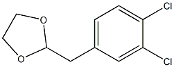 1,2-DICHLORO-4-(1,3-DIOXOLAN-2-YLMETHYL)BENZENE 96% 结构式