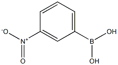 3-NITROPHENYLBORONIC ACID 98+% 结构式