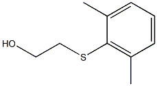 2,6-DIMETHYLPHENYLTHIOETHANOL 98% 结构式