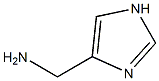 1H-IMIDAZOL-4-YLMETHYLAMINE 结构式