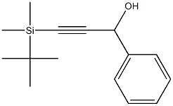 1-PHENYL-3-(TERT-BUTYLDIMETHYLSILYL)-2-PROPYN-1-OL 97% 结构式