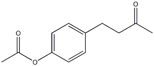 4-(P-ACETOXYPHENYL)-2-BUTANONE 97% 结构式