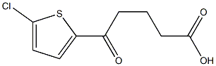 5-(5-CHLORO-2-THIENYL)-5-OXOVALERIC ACID 95% 结构式