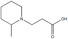 3-(2-METHYLPIPERIDIN-1-YL)PROPANOIC ACID 结构式