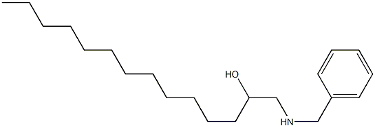 1-Benzylamino-tetradecan-2-ol 结构式