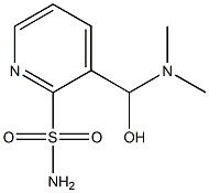 3-((DIMETHYLAMINO)(HYDROXY)METHYL)PYRIDINE-2-SULFONAMIDE 结构式