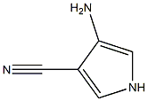 4-AMINO-1H-PYRROLE-3-CARBONITRILE 结构式