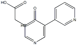 PYRIDINE-3-ACETIC ACID PYRIDIN-3-YL-ACETIC ACID 结构式