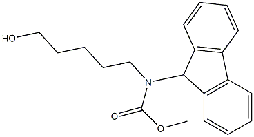 5-(9-FLUORENYLMETHOXYCARBONYLAMINO)PENTAN-1-OL 结构式