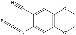 2-CYANO-4,5-DIMETHOXYPHENYL ISOTHIOCYANATE 结构式