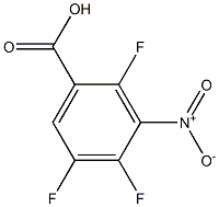 2,4,5-TRIFLUORONITROBENZOIC ACID 结构式