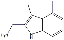 3,4-DIMETHYLAMINOMETHYLINDOLE 结构式