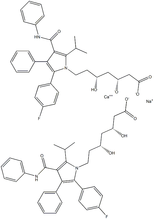 ATORVASTATIN SODIUM SALT 结构式