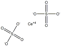 CERIUM (IV) SULFATE - STANDARD VOLUMETRIC SOLUTION (0.1 M) 结构式