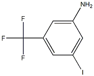 3-AMINO-5-IODO-1-TRIFLUOROMETHYLBENZENE 结构式