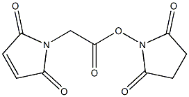 MALEIMIDOACETIC ACID N-SUCCINIMIDYL ESTER 结构式