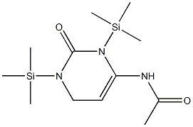 Bis (tri methyl silyl) n-acetyl-cytosine 结构式