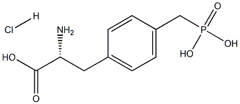4-Phosphonomethyl-D-phenylalanine hydrochloride 结构式