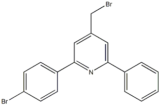 4-(bromomethyl)-2-(4-bromophenyl)-6-phenylpyridine 结构式