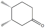(3S,4R)-3,4-dimethylcyclohexan-1-one 结构式