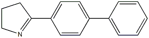 5-BIPHENYL-4-YL-3,4-DIHYDRO-2H-PYRROLE 结构式