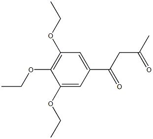 1-(3,4,5-TRIETHOXYPHENYL)BUTANE-1,3-DIONE 结构式