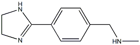 1-[4-(4,5-DIHYDRO-1H-IMIDAZOL-2-YL)PHENYL]-N-METHYLMETHANAMINE 结构式