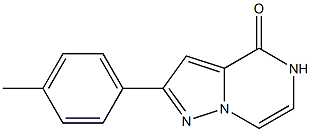 2-(4-METHYL)-PHENYLPYRAZOLO[1,5-A]PYRAZIN-4(5H)-ONE 结构式