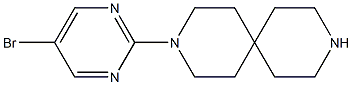 3-(5-BROMOPYRIMIDIN-2-YL)-3,9-DIAZASPIRO [5.5]UNDECANE 结构式
