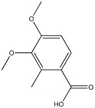 3,4-DIMETHOXYL-O-TOLUIC ACID 结构式