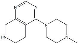 4-(4-METHYLPIPERAZIN-1-YL)-5,6,7,8-TETRAHYDROPYRIDO[3,4-D]PYRIMIDNE 结构式